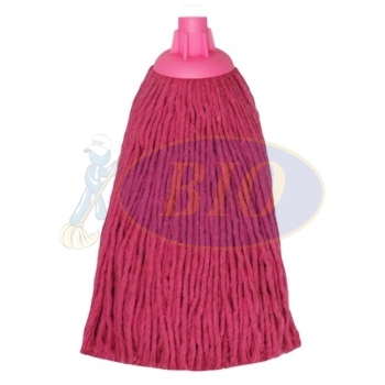 Heavy Duty Full Colour Round Mop (Refill) - Red